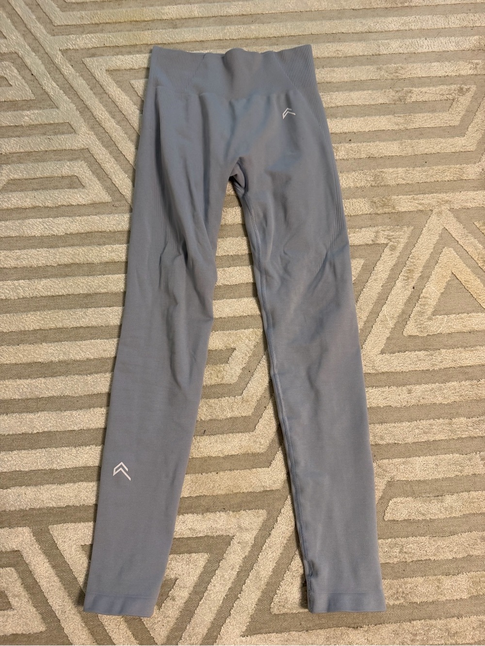 Oner Active Effortless Seamless Light Gray/ Blue Active Leggings